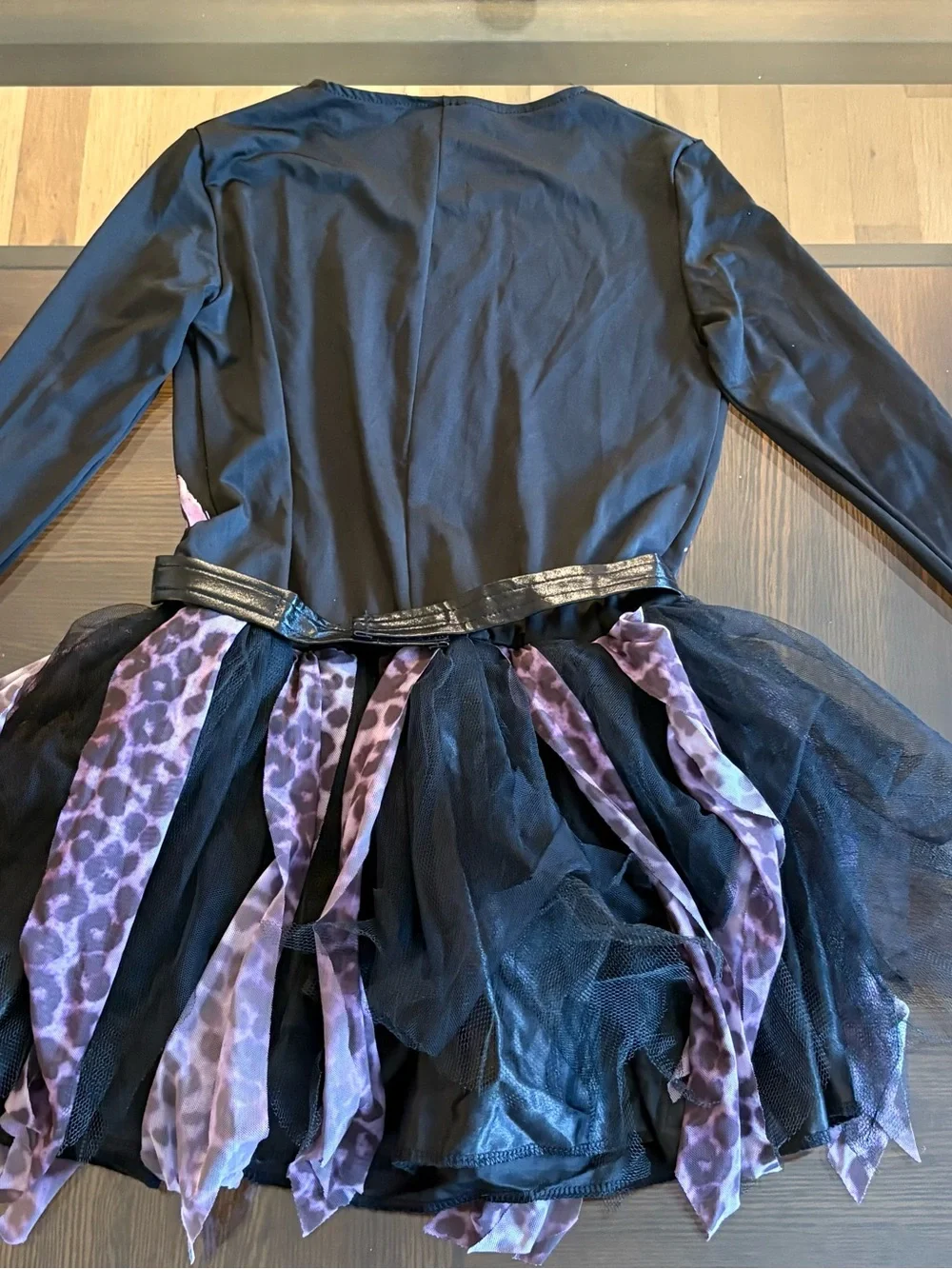 SPIRIT Halloween Dress Girls Medium  Punk Skeleton Witch Costume Dress Only